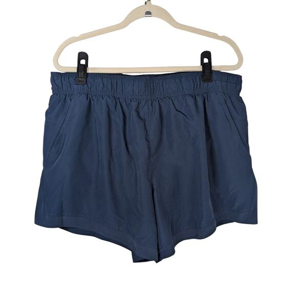 Athletic Works Women's Size XXL / 20 Navy Blue Lined Running Shorts with Pockets - Picture 1 of 6